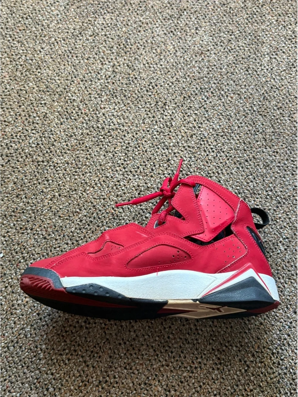Jordan 7 Retro Red Sneakers Youth Size 7Y
